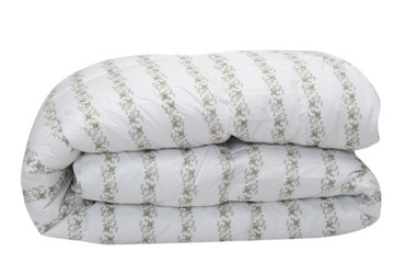 Ciepła KOŁDRA 1100g TRONF 200x220cm puch poliestr.