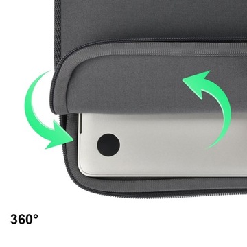 TORBA ETUI POKROWIEC NA LAPTOPA NOTEBOOK NEOPRENOWE NA ZAMEK 15,6’