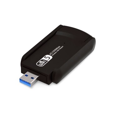 Сетевая карта WiFi USB-адаптер 3,0 5 ГГц с двумя АНТЕННАМИ ИНТЕРНЕТ-приемник