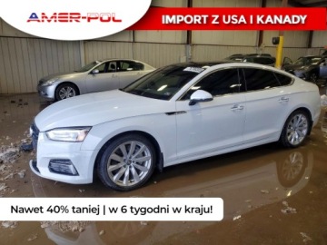 Audi A5 F5 Sportback 2.0 TFSI 252KM 2018 Audi A5 Sportback 2018 AUDI A5 PREMIUM 2.0 Benzyna 252KM