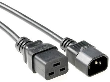 MicroConnect Power Cord C19-C14 1m Black