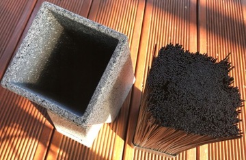 ПОДСТАВКА ДЛЯ НОЖЕЙ, УНИВЕРСАЛЬНЫЙ БЛОК, МРАМОР, серый