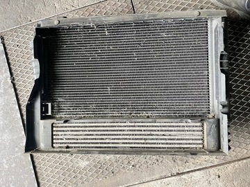 38 BMW E60 E61 KOMPLET CHLADIČ VENTILÁTOR CHLADIČE