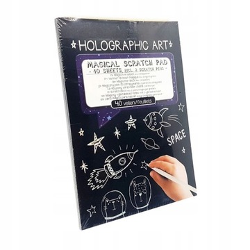 Blok A5 Rainbow Art HOLOGRAFICZNY