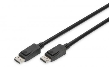 Kabel połączeniowy DisplayPort 8K 30Hz UHD Typ DP/DP M/M czarny 2m AK-34010