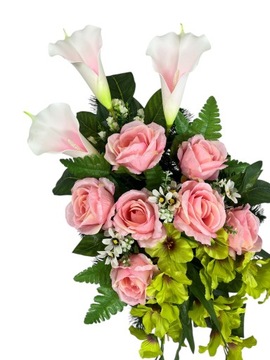 WIĄZANKA STROIK KOMPOZYCJA NA GRÓB CMENTARZ SZTUCZNE KWIATY