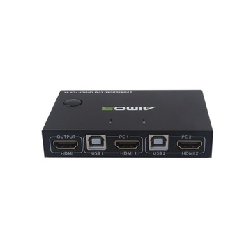 AIMOS Przełącznik HDMI KVM Kontroler synchroniczny