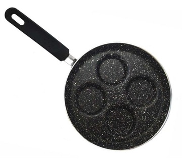 Patelnia do smażenia jajek, aluminium czarny marmurek Ø24cm Kinghoff