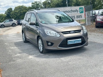 Ford C-MAX II Minivan 1.6 EcoBoost 150KM 2012 Ford Grand C-MAX Raty 1.6 benz Klimatronic, park asist Grzana szyba serw, zdjęcie 17