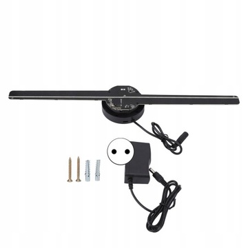 WENTYLATOR Z HOLOGRAMEM 3D 224 KORALIKI LED