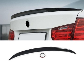 LOTKA SPOJLER BMW F30 M PERFORMANCE CZARNY POŁYSK SPOILER klapa bagażnika