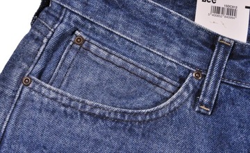 LEE spodnie HIGH blue jeans NEW STRAIGHT_ W32 L31