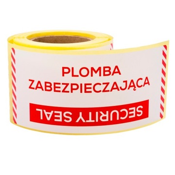 Plomby zabezpieczające security seal 120x50mm 100