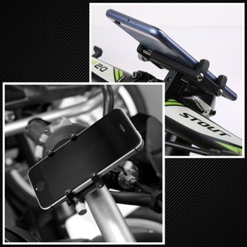 ДЕРЖАТЕЛЬ ДЛЯ ВЕЛОСИПЕДНОГО ТЕЛЕФОНА НА РУЛЕ ВЕЛОСИПЕДА, ПРОЧНЫЙ АЛЮМИНИЙ