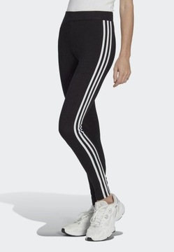 ADIDAS CZARNE KLASYCZNE LEGGINSY 3 STRIPE 92L NG8__M