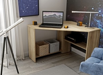 Классический простой угловой письменный стол Rino 24W3LY03