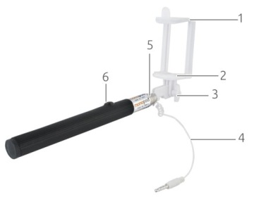 ДЕРЖАТЕЛЬ ДЛЯ ФОТОГРАФИЙ SELFIE STICK ДЛЯ ТЕЛЕФОНА