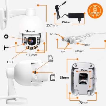 Камера Orllo Goodcam Z7 SIM 3 Мп