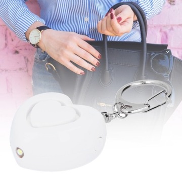 125дБ сигнализация самообороны светодиодная лампа противоударная аварийная сигнализация в форме сердца