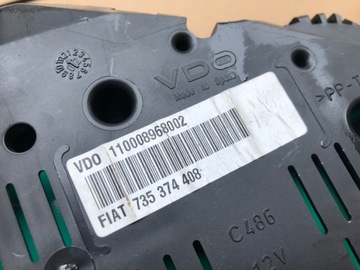 735374408 PŘÍSTROJOVÁ DESKA BUDÍKY ALFA ROMEO 147 1.6 16V