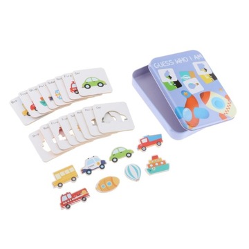 Przedszkole Memory Matching Puzzle Karty, ruc