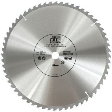 TARCZA PIŁA DO DREWNA WIDIA 500 / 32 T60 INTER