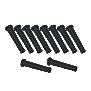 10 szt. Gumowych ochraniaczy przewodów Przenośna trwała osłona buta pod kątem 75 mm x 9 mm