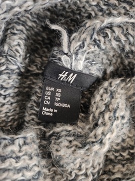 H&M Oversizowy SWETER z GOLFEM rozmiar XS