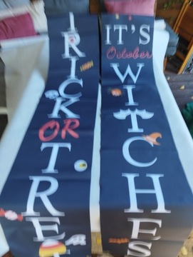 Дверные баннеры на Хэллоуин, 2 штуки для подвешивания