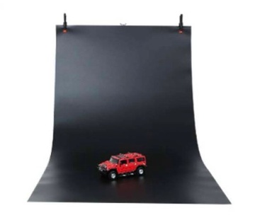 Фотофон черный полипропиленовый моющийся 1,5x4 м для фотосъемки