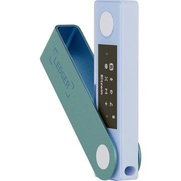 Ledger Nano X безопасный криптовалютный кошелек BTC ETH Pastel Green Bluetooth