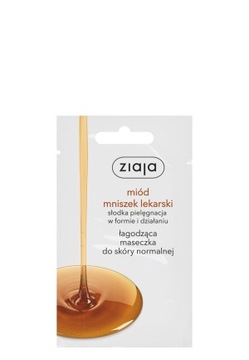 ZIAJA Maska do twarzy Miód Mniszek Lekarski 7ml