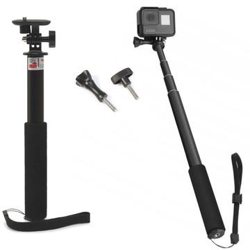 Kijek Monopod Statyw Selfie Stick 100cm Adapter do Kamer GoPro 12 11 10 9