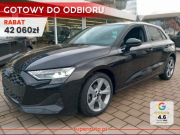 Audi A3 8Y Sportback Facelifting 1.5 35 TFSI 150KM 2026 AUDI A3 TFSI Sportback Hatchback (150KM) 2026
