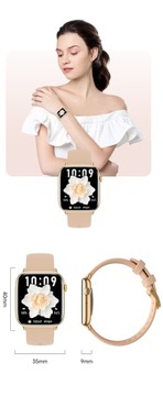 ЖЕНСКИЕ СМАРТ-ЧАСЫ С ФУНКЦИЕЙ ВЫЗОВА СПОРТ ЗДОРОВЬЕ ЖЕНСКОЕ РАЛЛИ