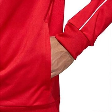 Мужская толстовка для тренировок ADIDAS Core 18, красная, размер S