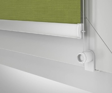 НАБОР МИНИ-БЕЛЫХ КРЫШЕК ДЛЯ РОЛЕТНЫХ СТАВН + втулка, 2 шт.