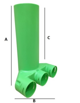 Статическая камера 125-370/3x75 Комплект GREENFLEX с рекуперацией тепла + уплотнения
