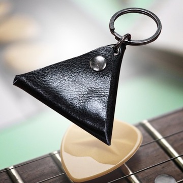 Сумка Plectrum Mini Leather Party Supplies Держатель для гитары, черный