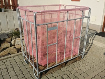 Мешки сетки евро 1000л для дров 1м3