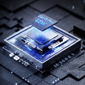 Настенное зарядное устройство Baseus GaN3 Pro 2xUSB-C/USB мощностью 65 Вт