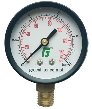 Manometr ciśnieniomierz do filtrów wody 1/4 OSMOZA