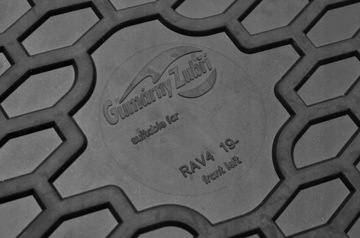 РЕЗИНОВЫЕ КОВРИКИ TOYOTA RAV 4 Apr 2019- (ГИБРИД)