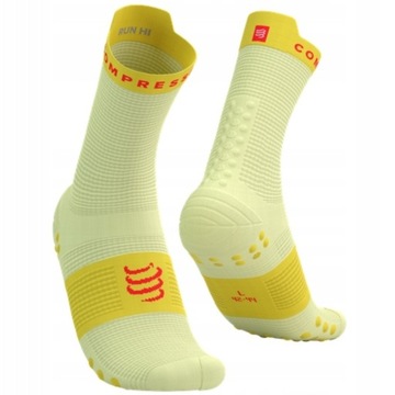 Skarpety Kompresyjne do Biegania COMPRESSPORT PRORACING SOCKS V4 RUN HIGH 1