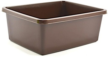BENTOM - Miska plastikowa prostokątna - na pranie - kosz - 8 L