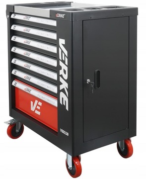 VERKE МАСТЕРСКАЯ ИНСТРУМЕНТАЛЬНЫЙ ШКАФ + НАБОР ИНСТРУМЕНТОВ 298 шт. + СВЕТОДИОДНАЯ ЛАМПА