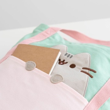 СУМКА ИЗ ХЛОПКОВОГО МАТЕРИАЛА PUSHEEN ECO С КАРМАНОМ PUSHEEN YOUNG PEOPLE