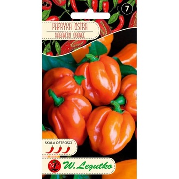 PAPRYKA pomarańczowa OSTRA HABANERO NASIONA