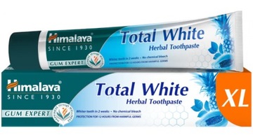 HIMALAYA TOTAL WHITE XL 100ml ZIOŁOWA PASTA DO ZĘBÓW WYBIELAJĄCA