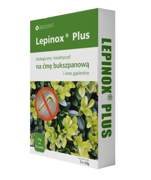 DUŻE OPAKOWANIE LEPINOX PLUS ŚRODEK NA ĆMĘ BUKSZPANOWĄ I GĄSIENICE 30G 15L